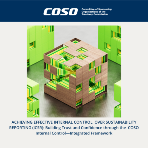 COSO publica una nueva guía complementaria para lograr un «control interno sobre los informes de sostenibilidad» (ICSR) efectivo
